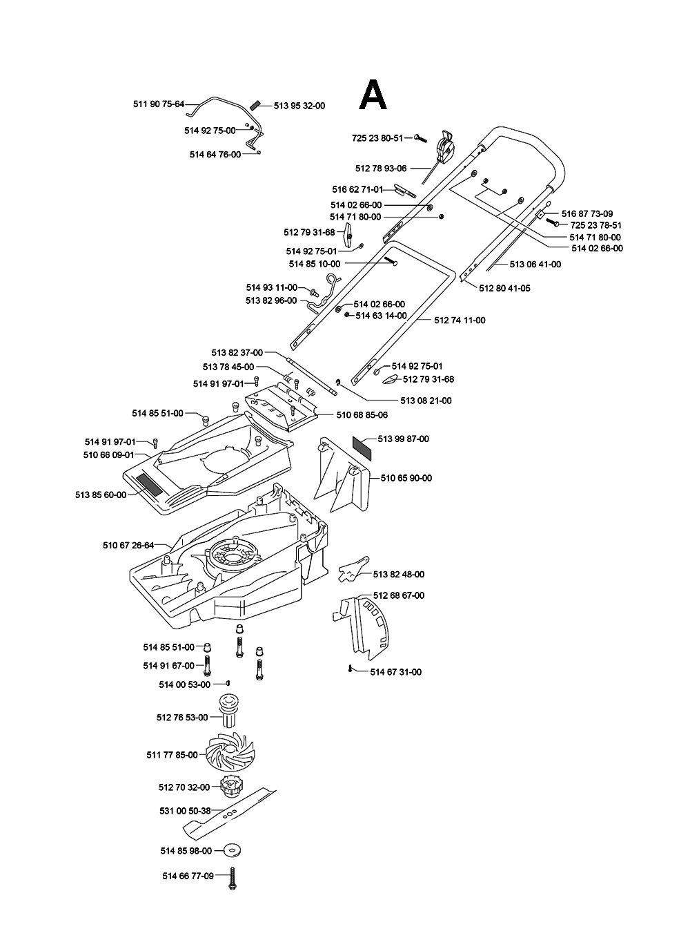 Husqvarna 61 Parts List
